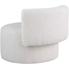 Fauteuil d'appoint en tissu bouclé