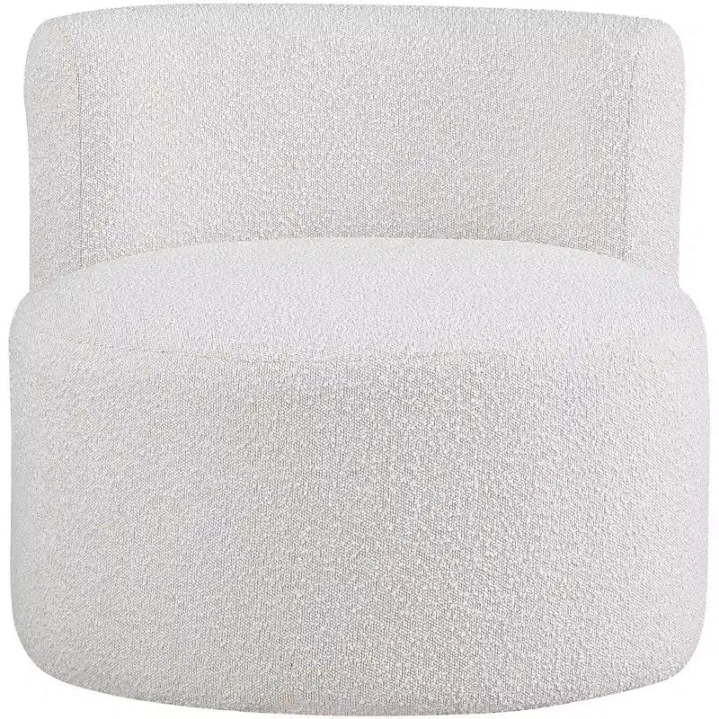 Boucle Fabric Accent Chair
