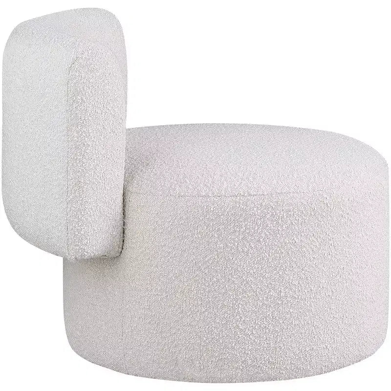 Boucle Fabric Accent Chair
