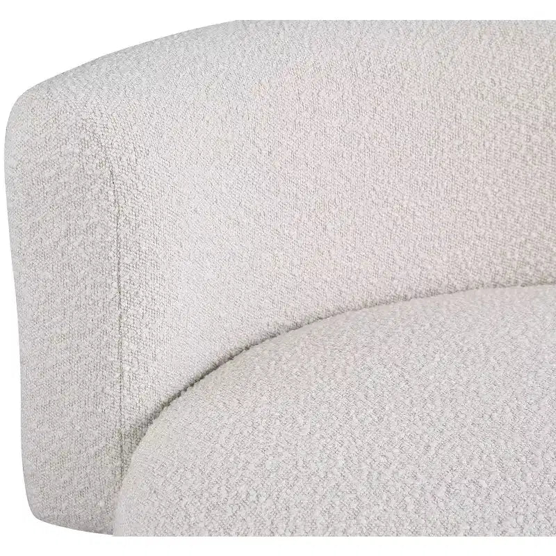 Boucle Fabric Accent Chair