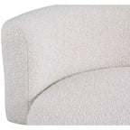 Fauteuil d'appoint en tissu bouclé