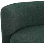 Fauteuil d'appoint en tissu bouclé