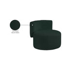 Fauteuil d'appoint en tissu bouclé