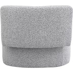 Fauteuil d'appoint en tissu bouclé
