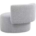 Fauteuil d'appoint en tissu bouclé