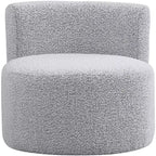 Fauteuil d'appoint en tissu bouclé