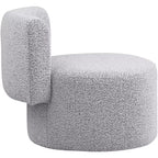 Fauteuil d'appoint en tissu bouclé