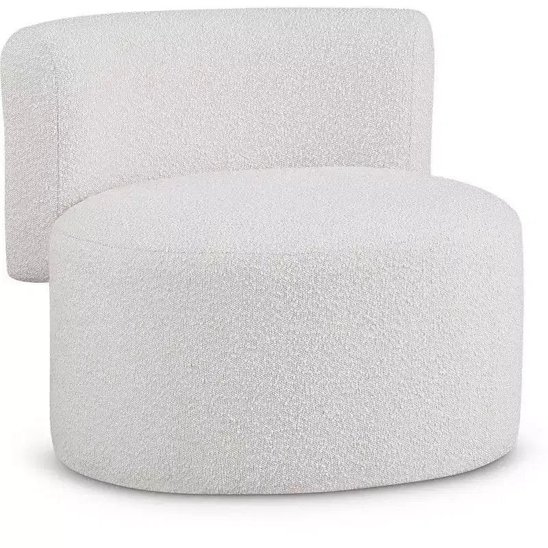 Boucle Fabric Accent Chair