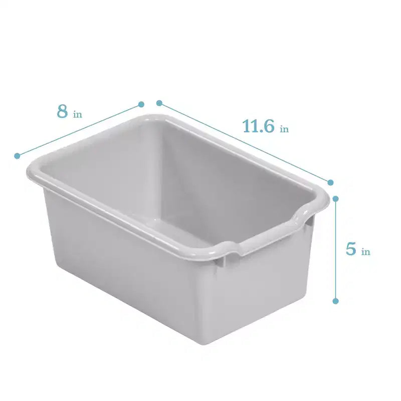 15 Cubby Tray Cabinet with 15 Scoop Front Bins, 5x3, Kids Furniture