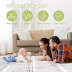 Parc bébé avec tapis 150 x 150 cm, centre d'activités intérieur et extérieur, barrière de sécurité pour bébés et tout-petits