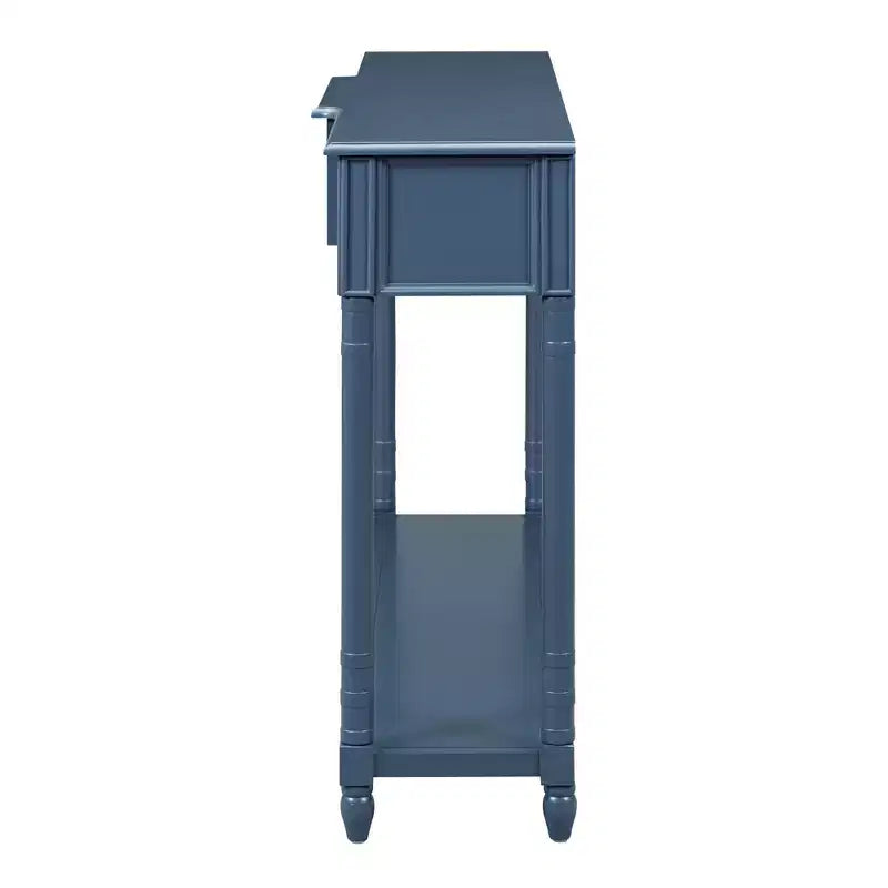 52 Solid Wood Entryway Console Table with Drawers and Shelf