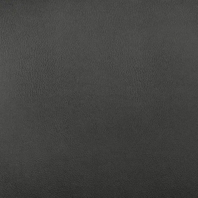 Dark grey faux leather swivel chair