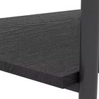 Table basse rectangulaire avec plateau et pieds en verre trempé gris, table de salon moderne