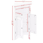 Meuble d'angle, Meuble d'angle autoportant avec 2 portes et 3 étagères, Meuble autoportant pour cuisine, salon