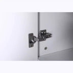 Armoire de rangement à 4 portes, commode organisatrice en MDF pour bureau à domicile, salle à manger, salon, cuisine, couloir, placard polyvalent autoportant