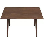Table de salle à manger/cuisine rectangulaire en bois massif de style moderne