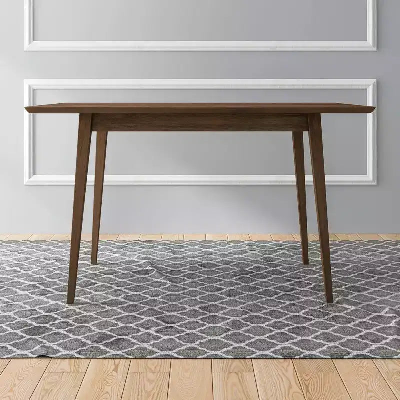 Modern Style Solid Wood Rectangular Dining Kitchen Table