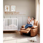 Fauteuil inclinable manuel surdimensionné, fauteuils inclinables à bascule pivotants à 360° avec chauffage et massage, fauteuil inclinable paresseux doux