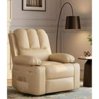 Fauteuil inclinable manuel surdimensionné, fauteuils inclinables à bascule pivotants à 360° avec chauffage et massage, fauteuil inclinable paresseux doux