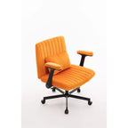 Fauteuil de bureau moderne en velours avec dossier rembourré, chaise de bureau avec accoudoir et dossier réglables, chaise confortable pour le bureau, le travail