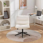Chaise de bureau réglable en hauteur, chaise pivotante extra-large avec assise et dossier rembourrés, chaise d'ordinateur pour bureau, coiffeuse