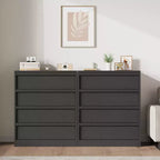 Commode 3/4 tiroirs pour chambre à coucher, table de chevet 3 tiroirs avec grand rangement, petite table d'appoint moderne pour entrée avec tiroirs de rangement