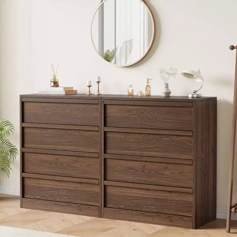 3/4Drawer Dresser for Bedroom, Nightstand 3 Chest of Drawers with Large Storage, Small Modern Bedside End Table Drawer Organizer for Entryway