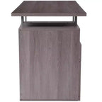 Bureau avec deux tiroirs et cadre métallique