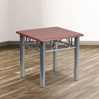 Table d'appoint stratifiée avec cadre en acier
