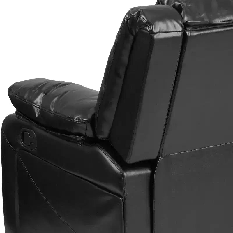 Loveseat with Two Built-In Recliners