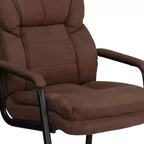 Fauteuil de réception exécutif avec support lombaire et piètement luge