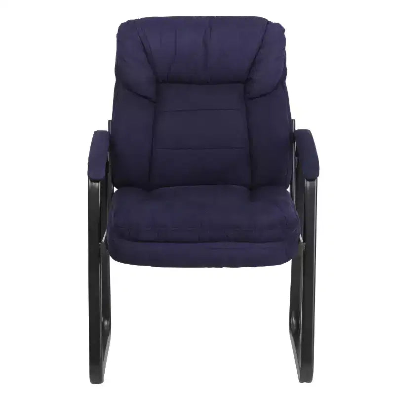 Executive Side Reception Chair with Lumbar Support and Sled Base