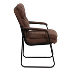 Fauteuil de réception exécutif avec support lombaire et piètement luge