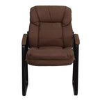 Fauteuil de réception exécutif avec support lombaire et piètement luge