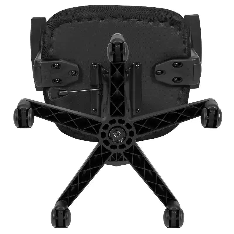 Mid-Back Mesh Swivel Task Office Chair with Pivot Back and Arms