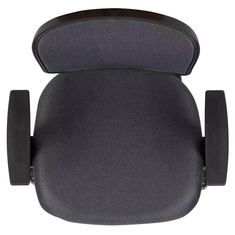 Mid-Back Mesh Swivel Task Office Chair with Pivot Back and Arms