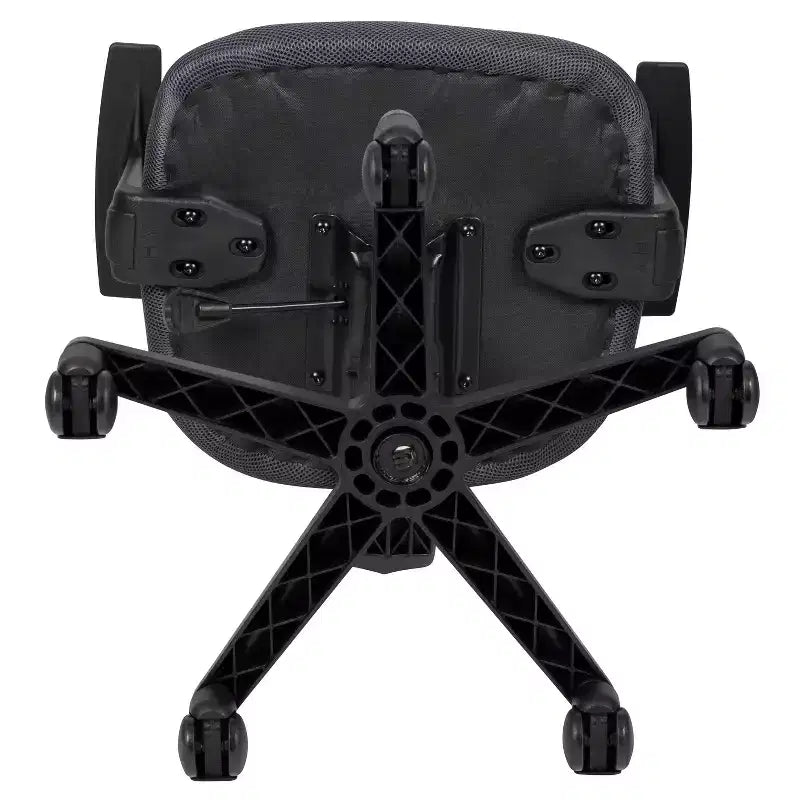 Mid-Back Mesh Swivel Task Office Chair with Pivot Back and Arms