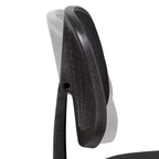 Chaise de bureau ergonomique pivotante en maille filet mi-dossier avec dossier et accoudoirs réglables