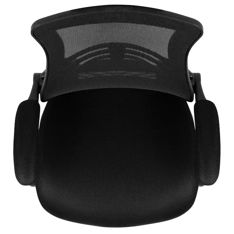 Mid-Back Mesh Swivel Ergonomic Task Office Chair with Flip-Up Arms