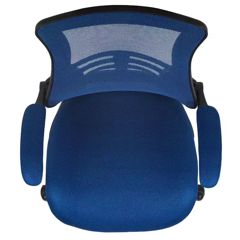 Mid-Back Mesh Swivel Ergonomic Task Office Chair with Flip-Up Arms