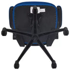 Chaise de bureau ergonomique pivotante en maille à dossier mi-haut avec accoudoirs relevables