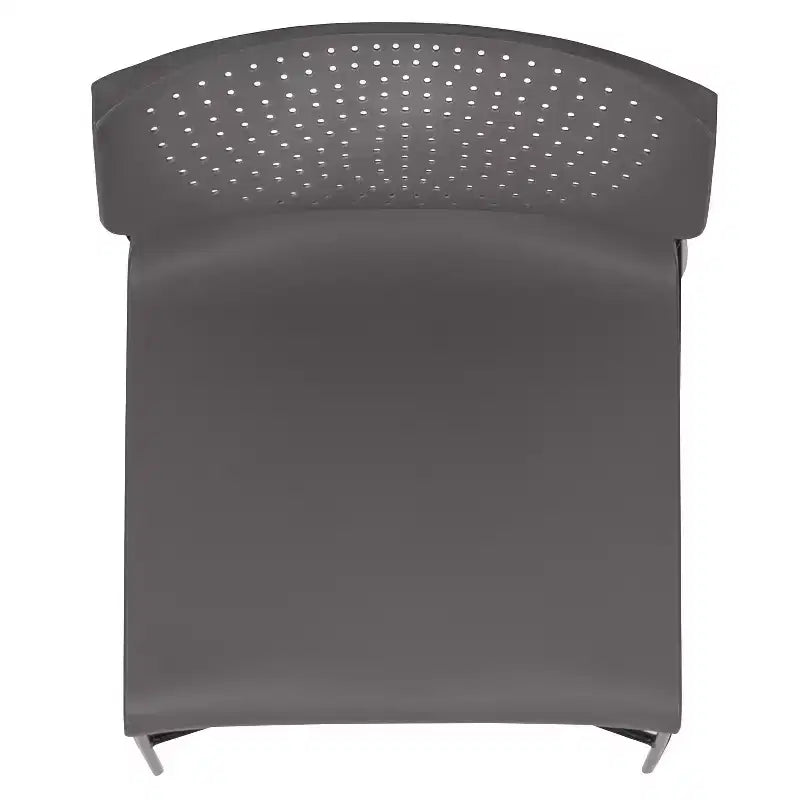 Home and Office Stack Chair with Lumbar Support and Metal Frame - Guest Chair