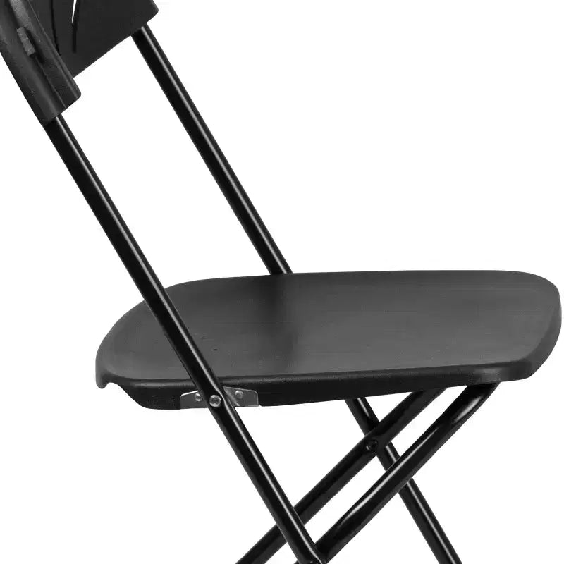 Wedding Party Event Fan Back Plastic Folding Chair Home Office