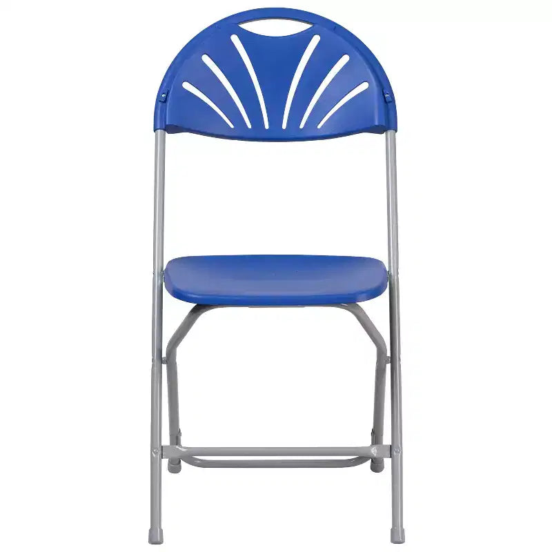 Wedding Party Event Fan Back Plastic Folding Chair Home Office