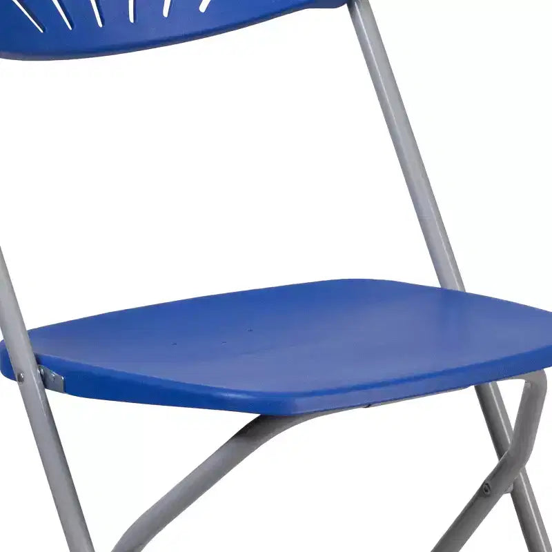 Wedding Party Event Fan Back Plastic Folding Chair Home Office