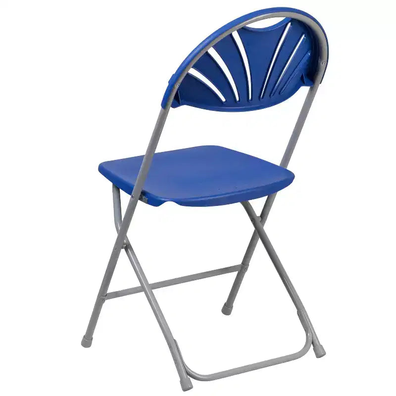 Wedding Party Event Fan Back Plastic Folding Chair Home Office