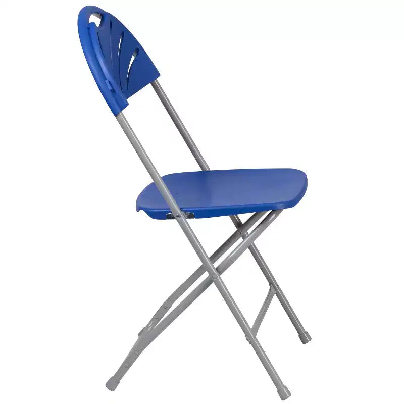 Wedding Party Event Fan Back Plastic Folding Chair Home Office