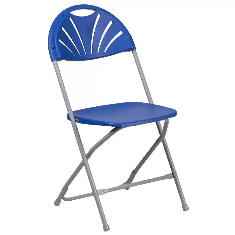 Wedding Party Event Fan Back Plastic Folding Chair Home Office