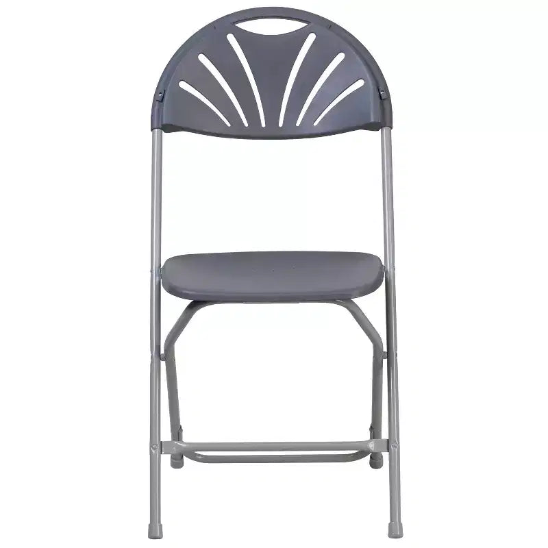 Wedding Party Event Fan Back Plastic Folding Chair Home Office