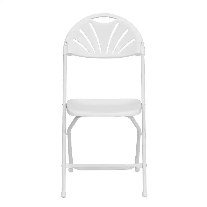 Wedding Party Event Fan Back Plastic Folding Chair Home Office